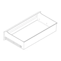Półki na drzwi różni producenci Kompletny pojemnik na warzywa do lodówki Electrolux / AEG sitodruk 7801 600 x 191 mm
