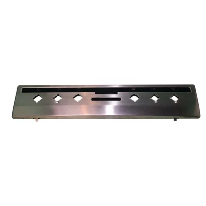 Elementy obudowy Tablica frontowa do piekarnika lub kuchni Amica srebrna bez logo 618/17ME3.38HTaPr6DX 9063383