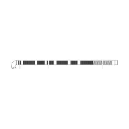 Wąż odpływowy do pralki Electrolux / AEG 2540 mm UK