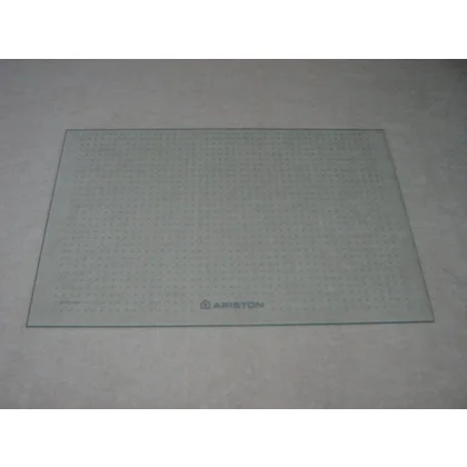 Półka szklana górna do lodówki Ariston / Indesit / Hotpoint / Whirlpool 478 x 261 x 4 mm C00143032 482000022965 C00143033 482000029700