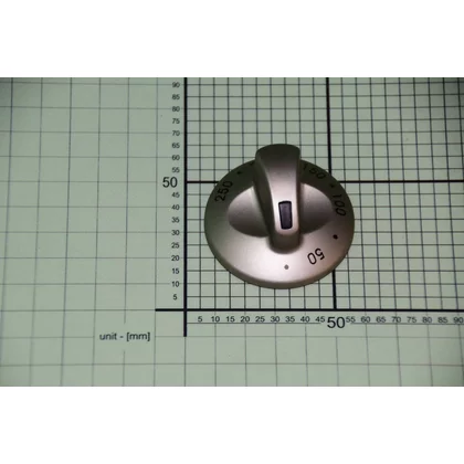 Pokrętło temperatury do piekarnika Amica srebrne 50-250°C 8017038
