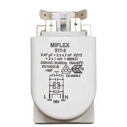 Filtr przeciwzakłóceniowy do pralki Amica Miflex X17-3 8017534