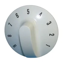 Części zamienne GORENJE Pokrętło numeryczne 1-9 do kuchenki i płyty grzewczej Gorenje / Hisense białe 593150