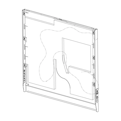 Panel zewnętrzny drzwi do zmywarki Electrolux / AEG inox 140217280027