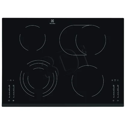 Płyta ceramiczna elektryczna do zabudowy Electrolux EHF 7647 FOK czarna 7500 W