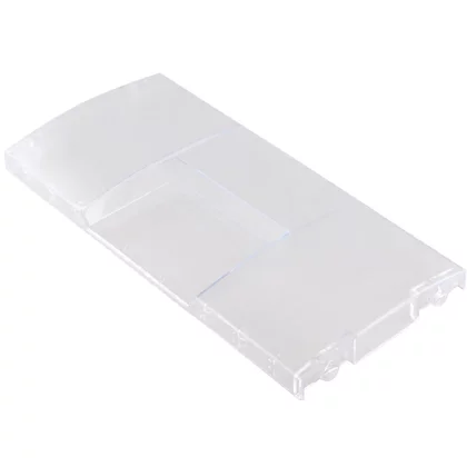 Półki na drzwi różni producenci Przezroczysty front szuflady zamrażarki do chłodziarko-zamrażarki Beko 385 x 180 mm 4331790100