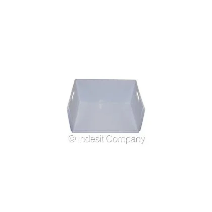 Półki na drzwi różni producenci Pojemnik środkowy zamrażarki Ariston / Indesit / Hotpoint / Whirlpool 434 x 300 mm C00118564 482000029038