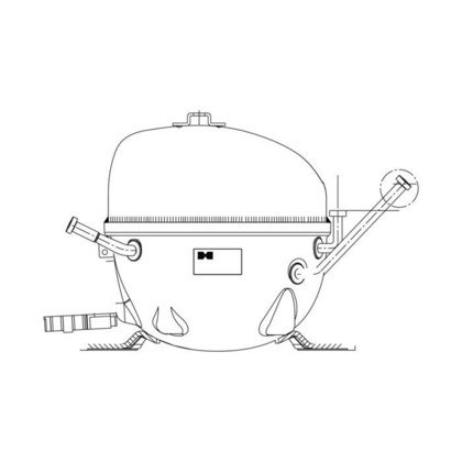 Sprężarka do lodówki ESD65A Electrolux (8081317029)