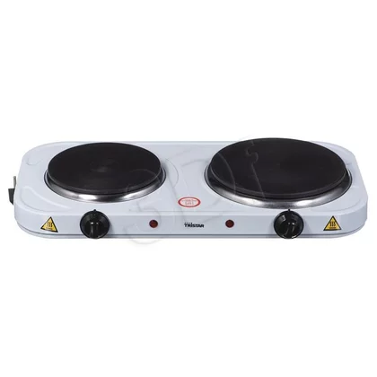 Elektryczna płyta grzewcza dwupalnikowa Tristar KP-6245 2500 W biała