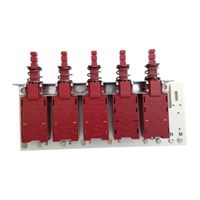 Płytka sterowania z przełącznikami do okapu Ariston / Indesit / Hotpoint / Whirlpool C00097979 480122101522