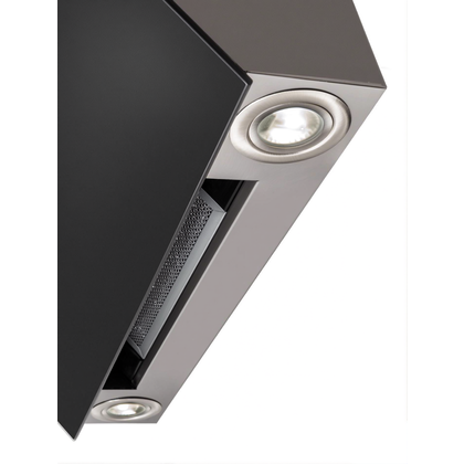 Okap kominowy Amica OKC 6726 I 60 cm czarny/inox
