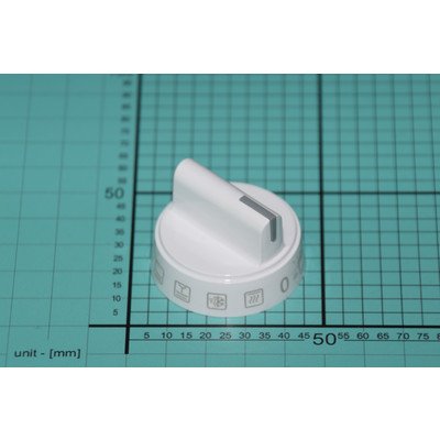 9080049 Pokrętło CODE1_E/09.14472.00 białe AMICA