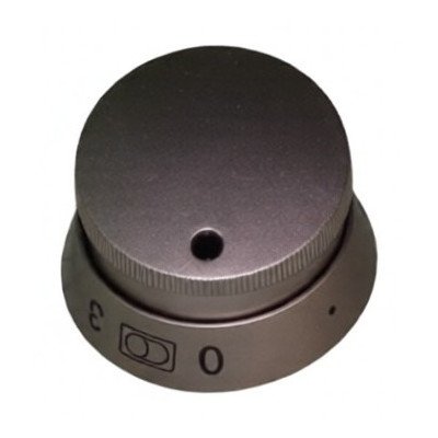 Pokrętło srebrne do elementu grzejnego poszerzonego Amica E455.00/09.2139K.00 9043001