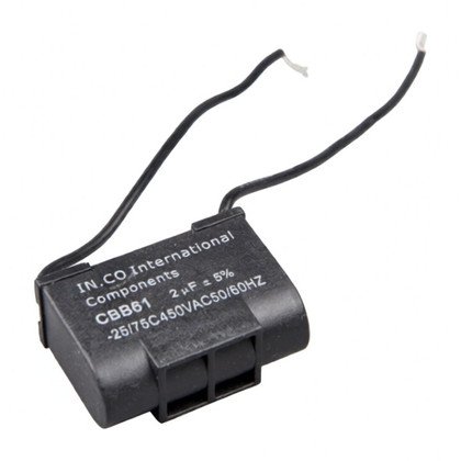 Kondensator z przewodem i kostką Domax 2 uF 450 V 27046