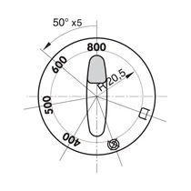 Pokrętło wybieraka programów do pralki Electrolux / AEG