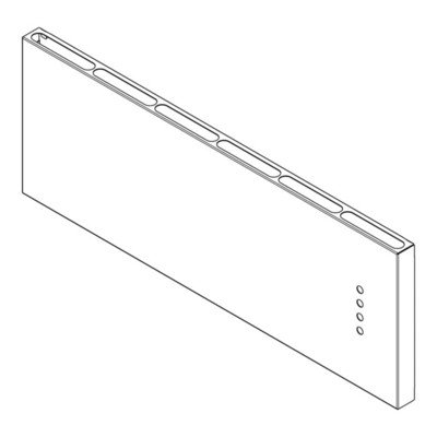 panel przedni, pokrywa