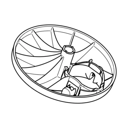 Małe koło do odkurzacza Electrolux / AEG 1181327014