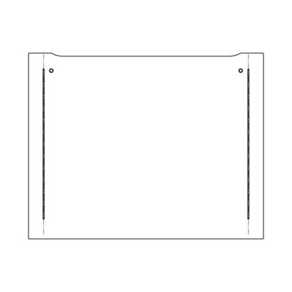 Zestaw szyby drzwi - 592x470mm