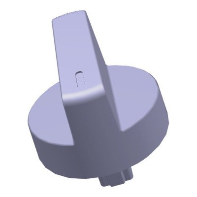 pokrętło, funkcja, biały