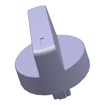 pokrętło, funkcja, biały