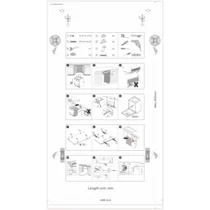 Szablon montażowy frontu do zmywarki zintegrowanej Amica 45 cm FI45 1045204
