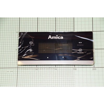 Wklejka panelu sterowania do chłodziarko-zamrażarki Amica (1036136)