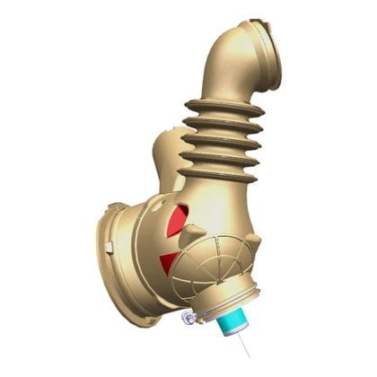 Wąż gumowy, odpowietrzający do pralki Electrolux 1086282009