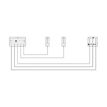 Elementy elektryczne do pralek r Wiązka przewodów blokady drzwi i pompy odpływowej do pralki Electrolux / AEG 1327356026
