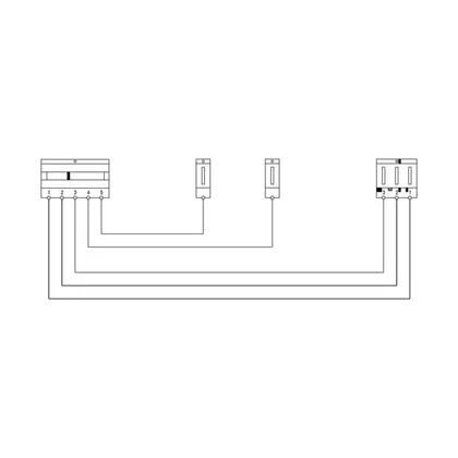 Elementy elektryczne do pralek r Wiązka przewodów blokady drzwi i pompy odpływowej do pralki Electrolux / AEG 1327356026