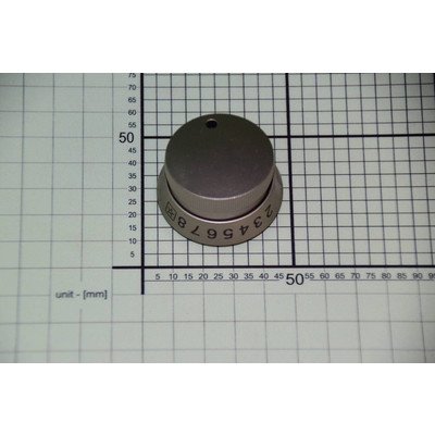 Pokrętło srebrne Amica numeryczne + funkcja piekarnika G455.00/09.8539K.00 (9043040)