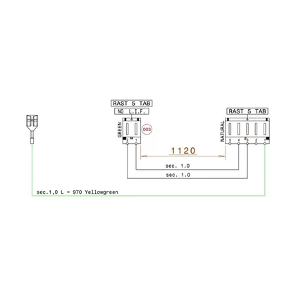 Elementy elektryczne do pralek r Wiązka kablowa sprężarki do suszarki i pralko-suszarki Electrolux / AEG PCB J3