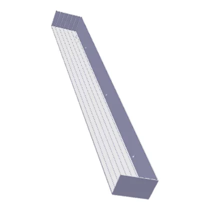 Dystans tylny do okapu Electrolux / AEG czarny 598 x 65 x 40 mm