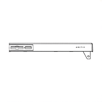 Blat górny biały do lodówki Electrolux / AEG 2064289677