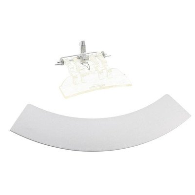 Uchwyt drzwi pralki srebrny – zespół 4055976486 do pralki Electrolux / AEG, oryginał