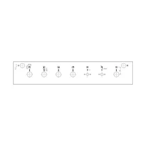Elementy obudowy Panel obsługi do piekarnika i płyty grzejnej Electrolux / AEG nierdzewny 60 cm 7K