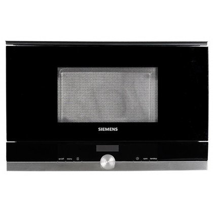 Kuchenka mikrofalowa do zabudowy Siemens BF634RGS1 iQ700 900 W stalowo-czarna