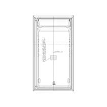Drzwi chłodziarki Electrolux / AEG białe z izolacją 538 x 990 mm 8082182034