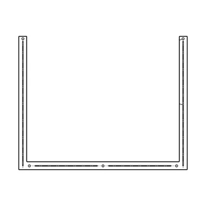 Zestaw szyby drzwi do piekarnika Electrolux / AEG 595,5 x 471 mm