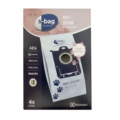 Worki do odkurzacza z filtrem Electrolux / AEG s-bag Anti-Odour 4 szt. + 1 filtr B2CE203H 9001689166