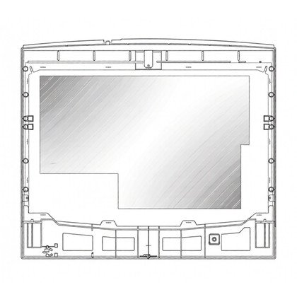 Blat roboczy biały do pralki Electrolux / AEG 596,5 x 417 mm