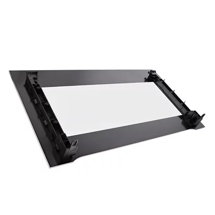 Zestaw szyby drzwi do piekarnika Electrolux / AEG czarny 595,5 x 332 mm