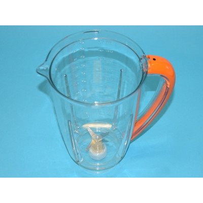 Pojemnik szklany z nożem (185651)