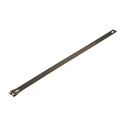 Krótka metalowa taśma zawiasu drzwi zmywarki Whirlpool / Indesit / Ariston / Hotpoint 255 mm 481240118707 C00311072
