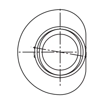 Zaślepka obudowy pralki Electrolux / AEG EWT 1255 1460475013