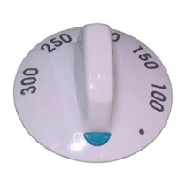 Pokrętło temperatury do kuchni Amica białe z zielonym wskaźnikiem 100-300°C 8014595