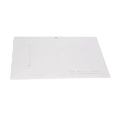 Płyty szklane Szkło płyty grzejnej Electrolux / AEG białe 780 x 520 mm
