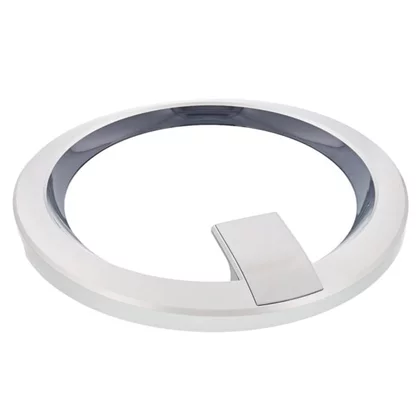 Elementy obudowy do suszarek bęb Drzwi zewnętrzne z ramą do suszarki Electrolux / AEG srebrzystoszare Ø464 mm