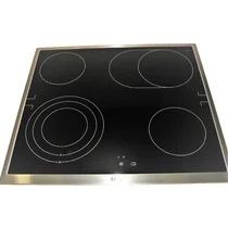 Płyty szklane Płyta ze szkła ceramicznego z ramą Inox do płyty grzewczej AEG / Electrolux 5551121170