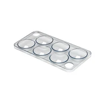 Półki na drzwi różni producenci Pojemnik na jajka do lodówki Whirlpool / Indesit / Ariston / Hotpoint na 6 jajek 481241828013 C00329909 481241829742 C00382229