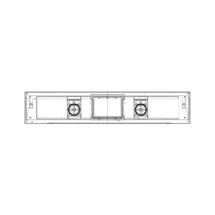 Elementy obudowy Panel obsługi do piekarnika Electrolux / AEG nierdzewny 60 cm SET,2K